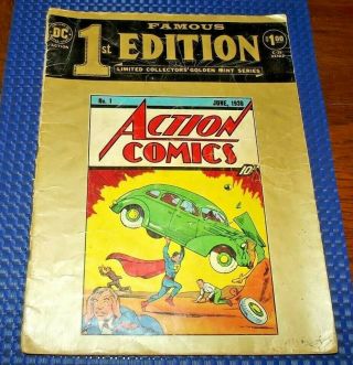 Vintage 1974 Action Comics Famous 1st Edition C - 26 Superman