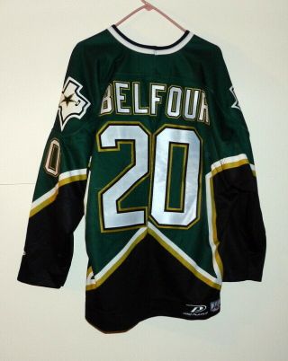 Vintage Dallas Stars Ed Belfour 20 Jersey Xl Pro Player Made In Canada