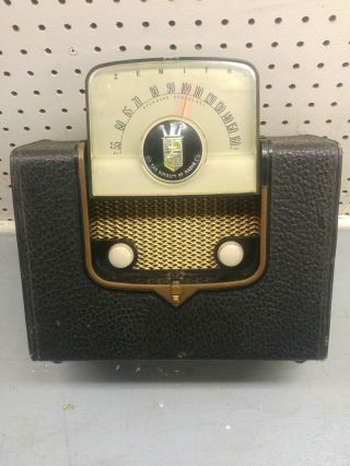 Vintage 1950s Old Unique Antique Zenith Flip Top Mid Century Modern Tube Radio