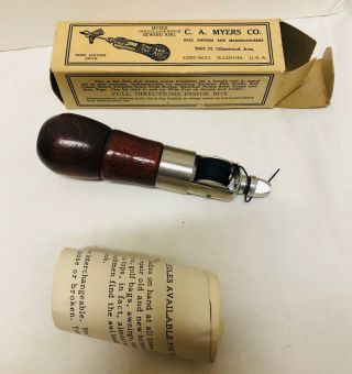Myers Lock Switch Sewing Awl Vintage - Sewing Leather