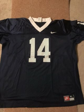 Penn State Nittany Lions Vintage 90s Nike Football Jersey 14 Mens Xl