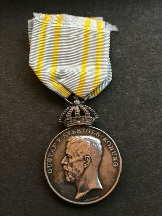 Official Merit Medal Olympic Games 1912 In Silver