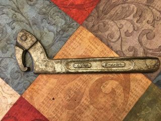 Vintage Armstrong No.  474 Adjustable Lathe Spanner Tool Usa