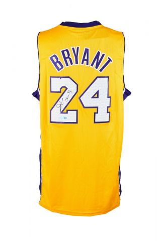 Ltd 8/10 La Lakers No.  24 Kobe Bryant Autograped Nba Retire Jersey With