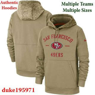Nike 2019 Mens Nfl Salute To Service Hoodie/hoody - Limited Edition Sts - - Tan