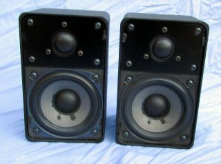 Legendary Realistic Minimus 7 Speaker Pair 40 - 2030a 40w 2 - Way Black - Japan