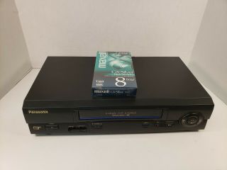 Panasonic Vcr Pv - V4611 Vhs Player Recorder No Remote