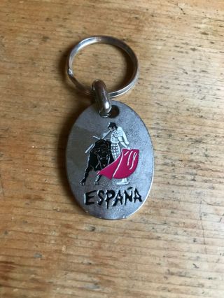Spain Espana Bull Fighting Toro Toreador Keychain