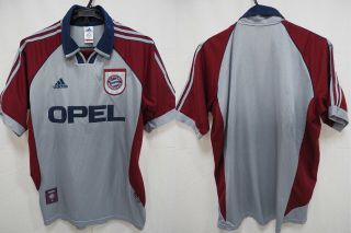 1997 - 1999 Bayern Munchen Munich Jersey Shirt Trikot Away Adidas Opel Cl Ucl M