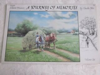 Vintage Art Drawing Book Vol.  6 " A Journey Of Memories " By Claudia 1986
