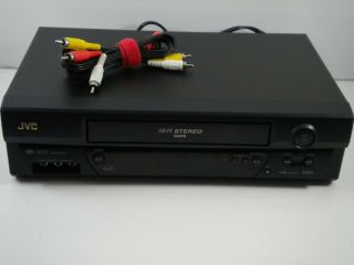Jvc Vcr Vhs Player 4head Hi - Fi Stereo Video Cassette Recorder Model Hr - A591u