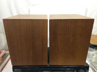 Pair Vintage Pioneer 16 - 43 Wood Bookshelf Speakers Japan 4 Watt 8 Ohms 2