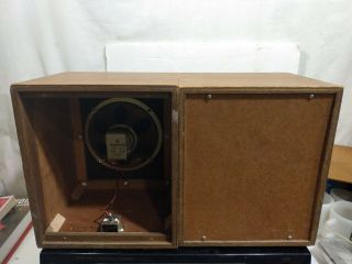 Pair Vintage Pioneer 16 - 43 Wood Bookshelf Speakers Japan 4 Watt 8 Ohms 3