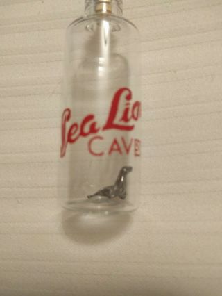 Sea Lion Caves,  Oregon Coast - Tiny Metal Sea Lion in a Bottle Souvenir - Cute 2