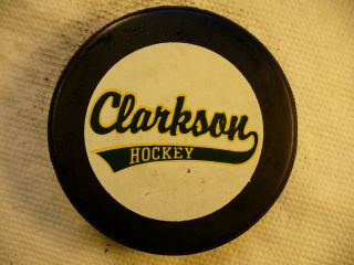 Clarkson University Team Logo Official College Hockey Puck Collect Pucks