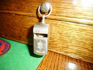 Vintage Boy Scouts Of America Whistle First Class Emblem