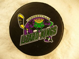Echl Jacksonville Lizard Kings Die Cut Logo League Hockey Puck Collect Pucks