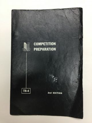 Tr4 Competition Preparation 2nd Edition 1965