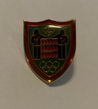 Monaco Undated National Olympic Committee Noc Pin