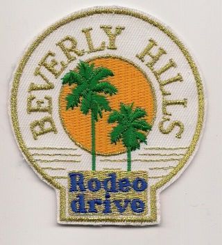 Beverly Hills Rodeo Drive California Souvenir Patch