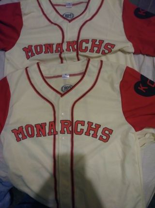 Kansas City Monarchs Jersey.  One Has An Autograph With The Number 41 By It.