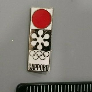 1972 Sapporo Winter Olympic Official Logo Pin Badge