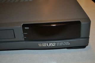 MitSubishi HS - U52 VHS Player VCR Recorder 4 Head No Remote Made in Japan 3