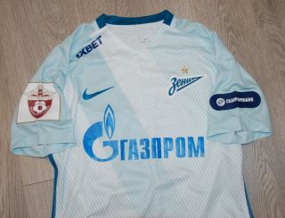 Match worn shirt Zenit Peterburg Russia 2017 - 18 camiseta jersey Zhirkov CSKA 3