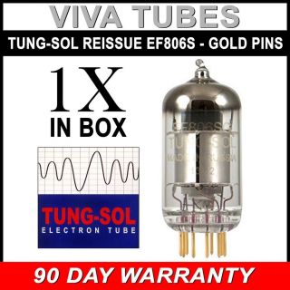 Gain Tung - Sol Reissue Ef806s / Ef86 / 6267 Gold Pins Vacuum Tube