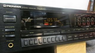 Vintage Pioneer SX - 2800 Stereo Receiver 5 Band EQ with Phono Input 2