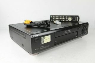 Sony Slv - 775hf Vcr Stereo Hi Fi Bundle Remote Batteries Rca Cables Please Read