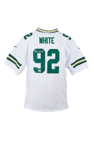 Nfl Green Bay Packers No.  92 Reggie White Authentic Autographed Jersey,