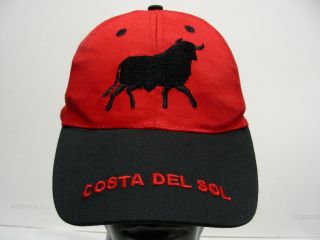 Costa Del Sol - Espana - Spain - Bull - Adjustable Ball Cap Hat