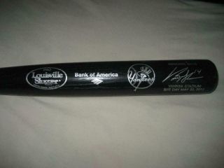 Yankees Curtis Granderson Bank Of America May 20th 2012 Bat Day Wood Bat M110