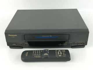 Panasonic Pv - 4601 4 Head Omnivision Vcr Recorder Vhs Player W/ Remote