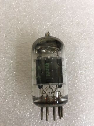 1955 SYLVANIA Black Plate 12AX7 D Getter Low Noise Preamp Tube 2