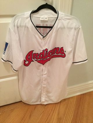 Vintage Yan Gomes Cleveland Indians 10 Stadium Giveaway Jersey - Adult Xl