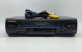 Panasonic Pv - V4522 Vcr Vhs Hifi Stereo Omnivision Cassette Player Recorder W/rca