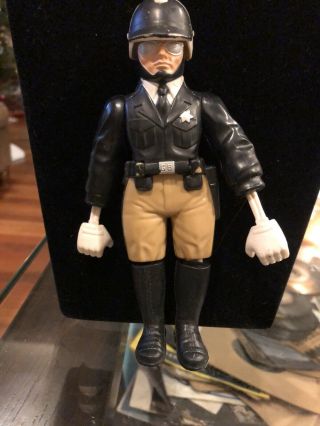 Vtg Police Officer Kenner Real Ghostbusters X Cop Haunted Policeman Action1980s