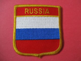 Russia Flag Iron - On Patch - 2½ " X 2½ "