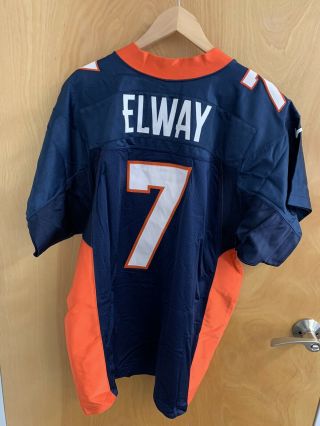 1997 John Elway Pro Nike On Field Jersey