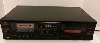Vintage Jvc Td - W10j Stereo Dual Cassette Deck Double Cassette Deck