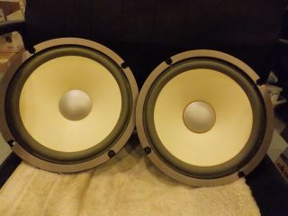 Kenwood Trio 10 " Woofers From A Kl - 333s Speakers