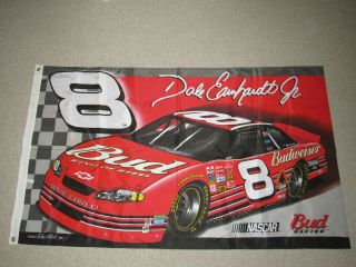 Dale Earnhardt Jr.  8 Budweiser Racing Nascar 2002 Flag 3 X 5 Feet
