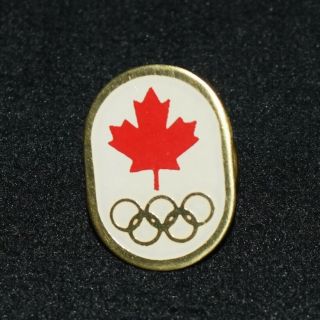 Canada Vintage 1980 ? Olympic Games Noc Participation Pin Badge - Atz