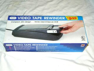 Tozai Vhs Vcr Video Tape Rewinder Auto Stop Soft Eject