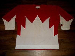 1972 Nhl Summit Series Team Canada Hockey Jersey Starter Size Large 50 Cond