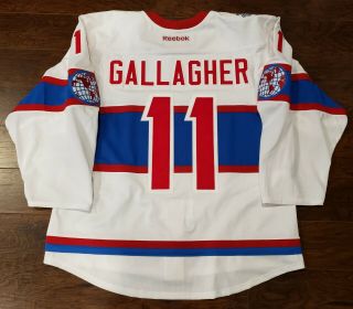 Brendan Gallagher Canadiens 2016 Winter Classic Edge 2.  0 Jersey Size 56