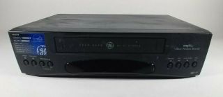General Electric Vcr Vg4262 Hi - Fi Stereo 4 Head Clear Picture Vhs Without Remote