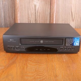Ge Vg4000n Vcr Video Cassette Recorder Vhs Player 4 Head No Remote